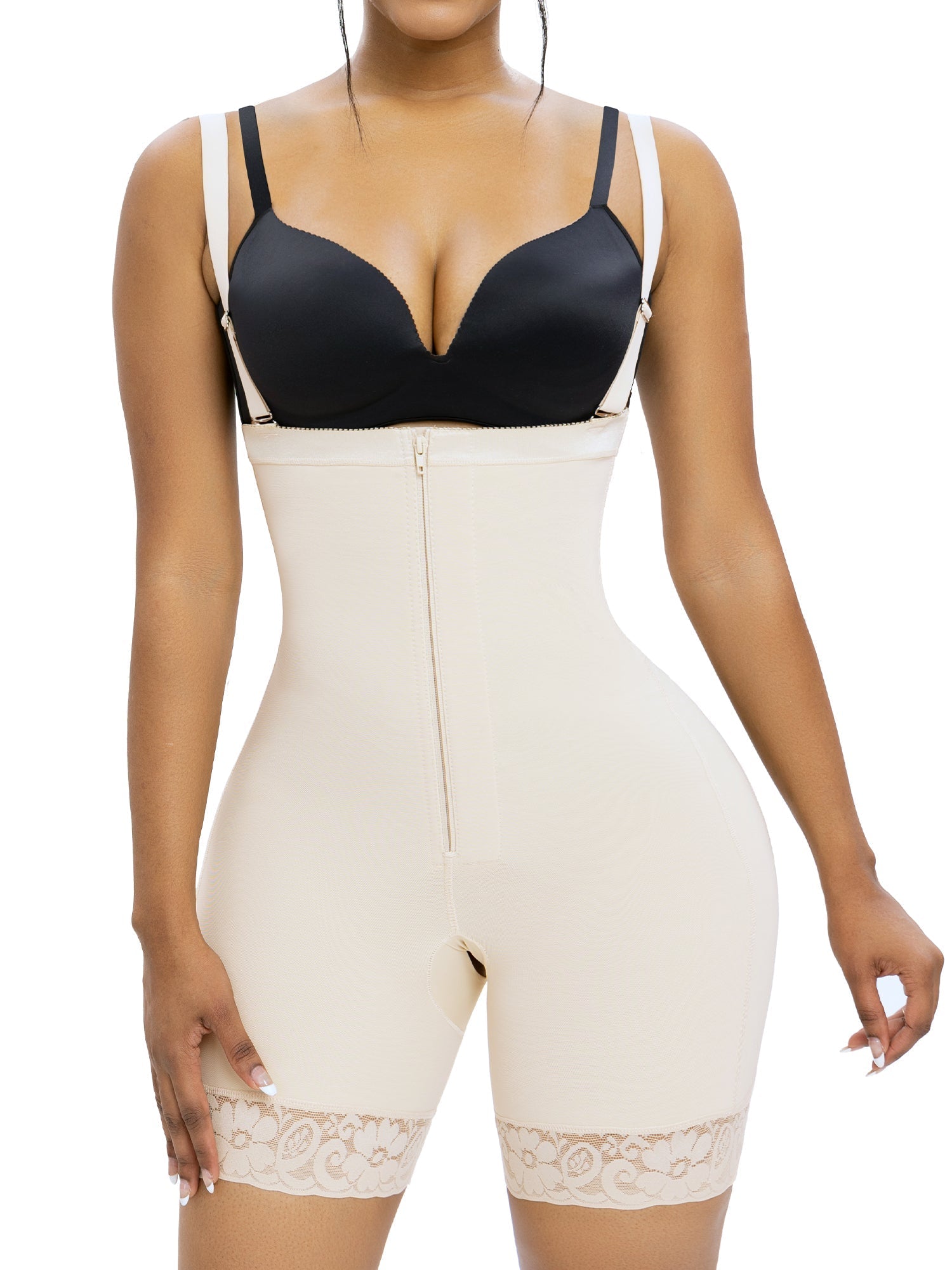 YIANNA Shapewear for Women Tummy Control Fajas Colombianas Post Surgery Body Shaper Open Bust Bodysuit…